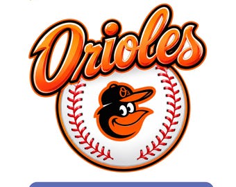 Baltimore Orioles Baseball PNG, Baseball Sublimation Shirt Print, Team Design, Transparent File, (Digital Download)