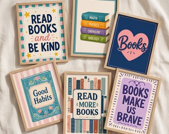 Motivational Classroom Posters Bundle | Printable Classroom Decor | Growth Mindset Wall Art | Digital Download