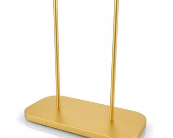 Metallskulpturensockel - Minimalistischer Stahlständer für Kunst und Galeriedekor