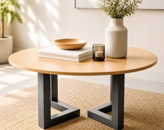 Couchtischbeine, 2er-Set, quadratisches Stahlgestell, moderne industrielle Metallmöbel