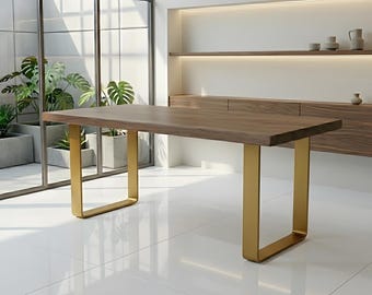 Industrielle Tischbeine aus Stahl - Modernes pulverbeschichtetes Metallgestell für Couchtische & Bänke