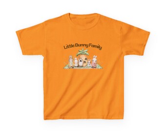 Little Bunny Family T-Shirt, Easter Siblings Outfit, Kids Tee