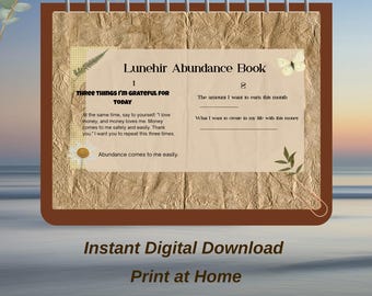 Caderno Manifesto da Abundância e Prosperidade de 7 Dias (Download Digital)