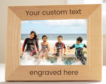 Create Your Own Personalized Picture Frame by Lifetime Creations: 5x7 or 8x10 Engraved Custom Picture Frame, Personalized Frame, SHIPS FAST