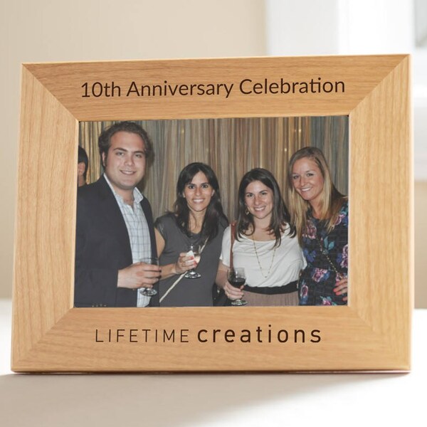Engraved Photo Frame 8x10 With Logo Etsy