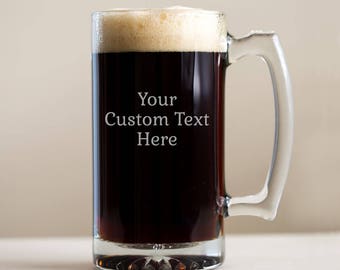 personalized beer mug etsy