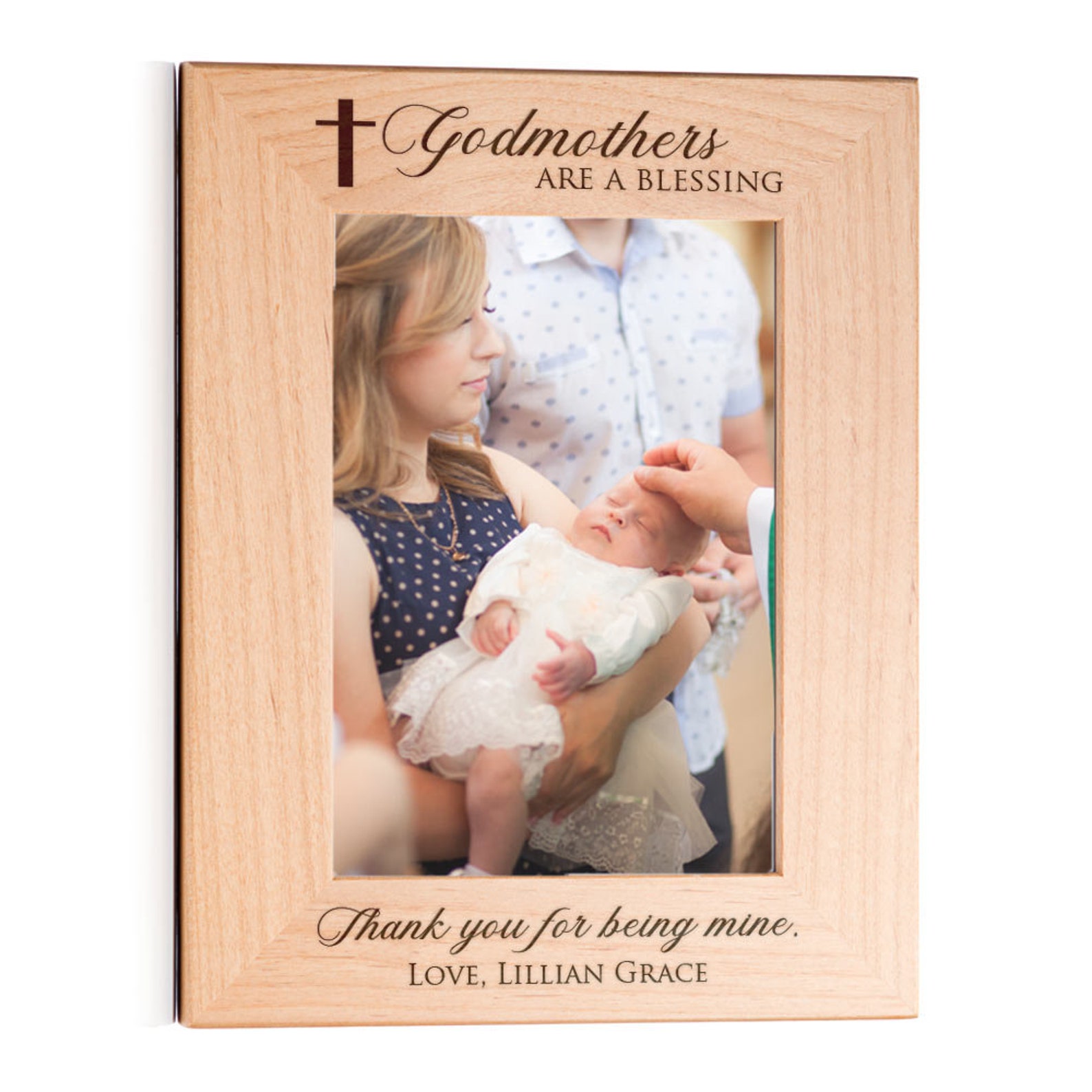 Personalized Godmother Picture Frame by Lifetime Creations Etsy