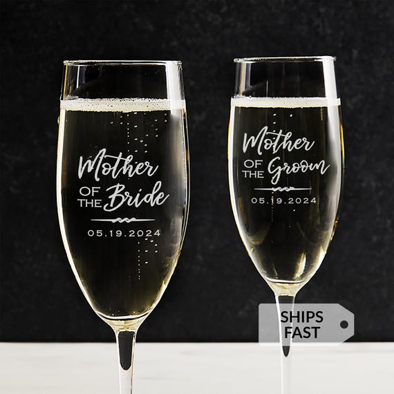 Mother of the bride champagne flute sale