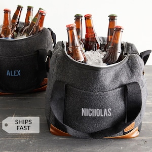 Personalized Cooler Bag by Lifetime Creations: Embroidered Wedding Coolers, Groomsmen Gifts, Father&#39;s Day Gift for Dad, Groomsman