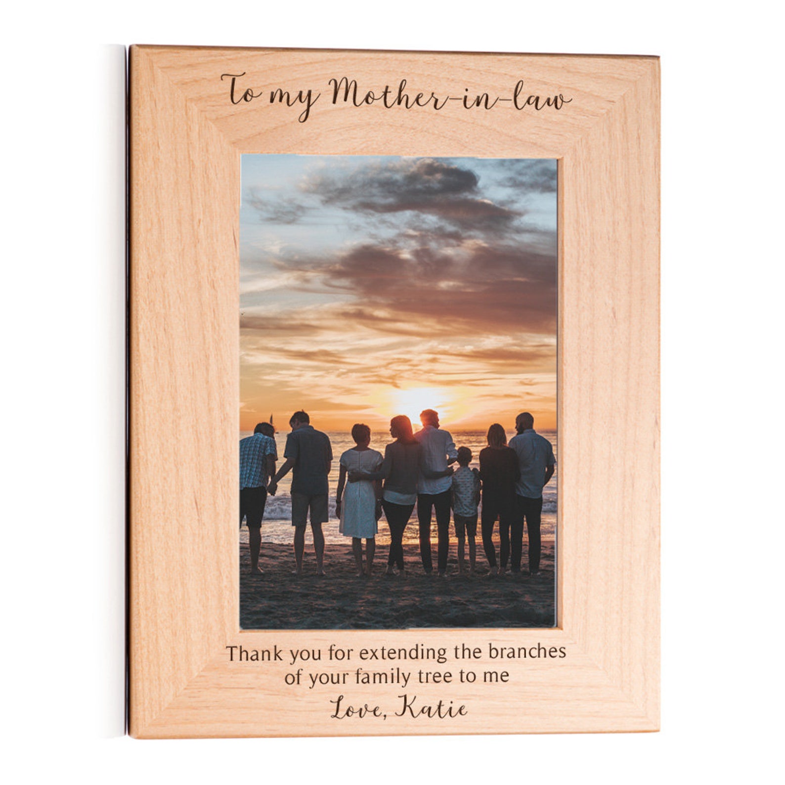Personalized MotherInLaw Picture Frame by Lifetime Etsy