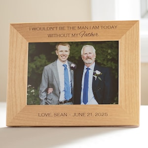 Personalized Father of the Groom Picture Frame by Lifetime Creations