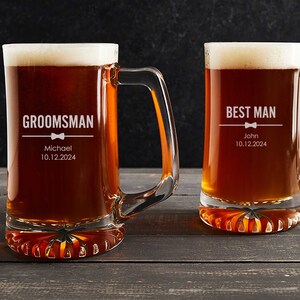 Darth Vader Mug, Star Wars Beer Mug, Groomsmen Beer Mug, Fathers Day Gift,  Gift for Groomsmen, Beer Glass, Gift for Him, Beer Glasses K167 