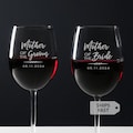 Engraved Personalized Mother of the Bride or Mother of the Groom Wine Glass by Lifetime Creations: Mother of Bride Gift, Mother of Groom