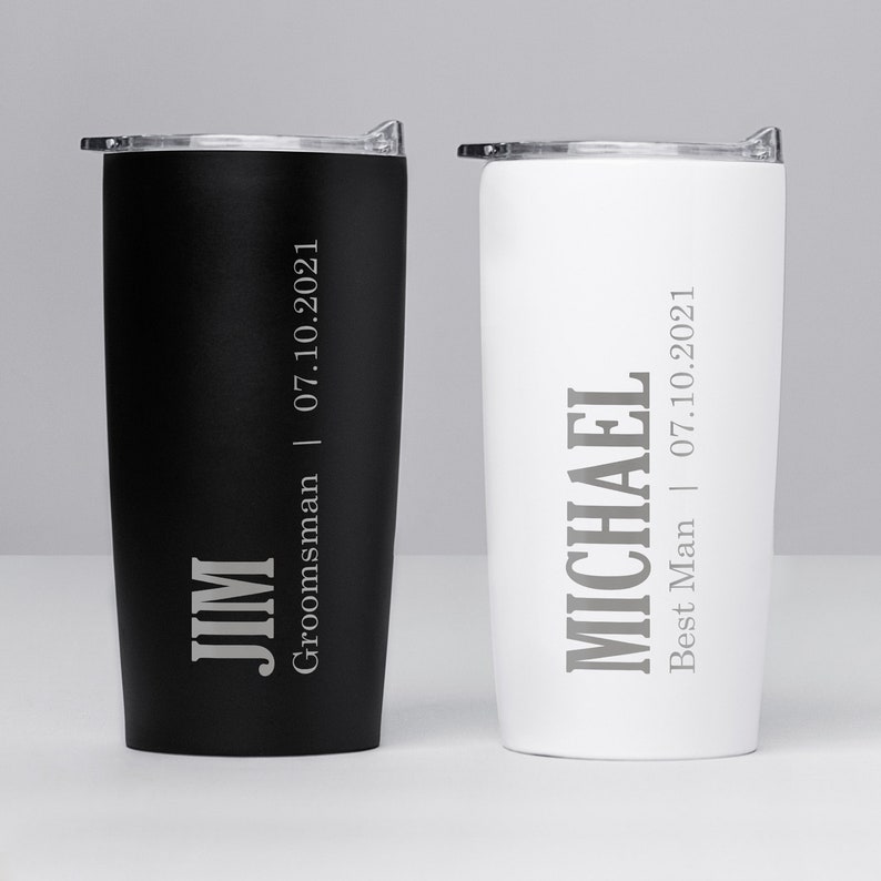 Engraved Personalized Groomsman Tumbler Personalized Etsy