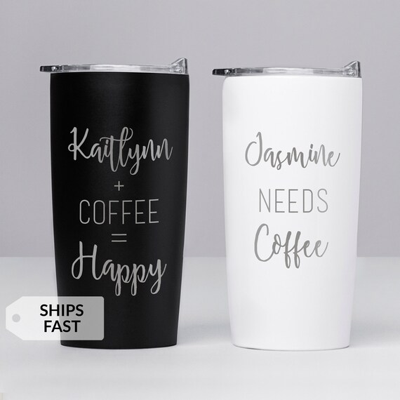 Custom Engraved Stainless Steel Coffee Tumbler by Lifetime