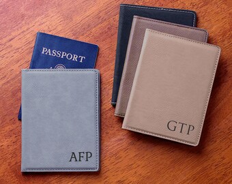 Personalized Monogrammed Passport Cover: Custom Engraved Passport Cover, Monogrammed Passport, Engraved Monogram Passport Cover, SHIPS FAST