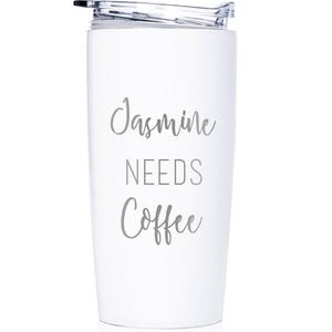 Custom Engraved Stainless Steel Coffee Tumbler by Lifetime Creations: Personalized Coffee Mug, Personalized Coffee Travel Mug SHIPS FAST afbeelding 7