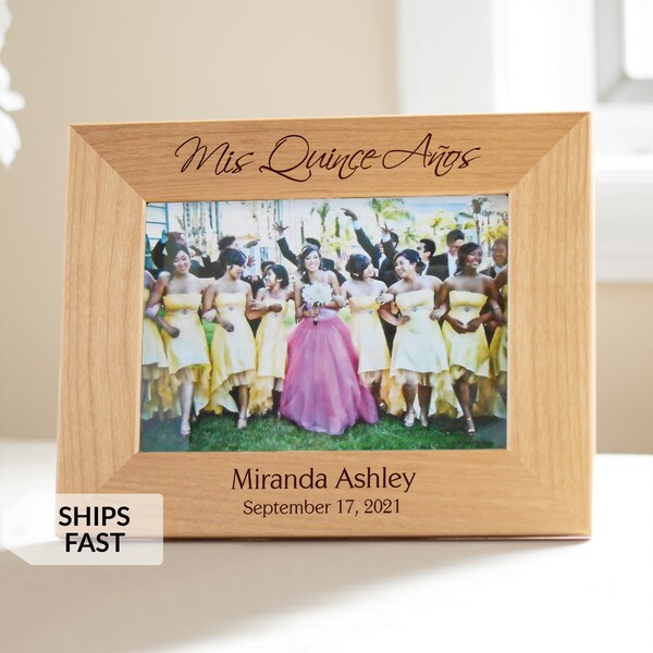 Quinceanera Picture Frame Etsy