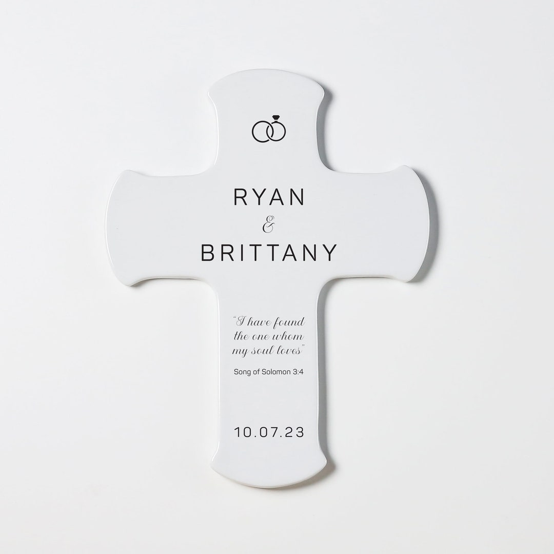 Personalized Wedding Wall Cross by Lifetime Creations 9 Etsy