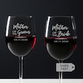Engraved Personalized Mother of the Bride or Mother of the Groom Wine Glass by Lifetime Creations: Mother of Bride Gift, MADE IN USA