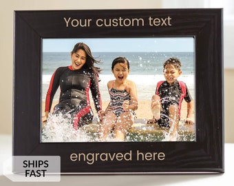 Create Your Own Personalized Picture Frame (Black) by Lifetime Creations: Engraved Design Your Own Picture Frame, Custom Frame, Ships Fast