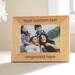Create Your Own Personalized Picture Frame by Lifetime Creations: 5x7 or 8x10 Engraved Custom Picture Frame, Personalized Frame, SHIPS FAST