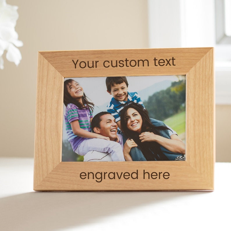 Create Your Own Personalized Picture Frame by Lifetime Creations: 5x7 or 8x10 Engraved Custom Picture Frame, Personalized Frame, SHIPS FAST 