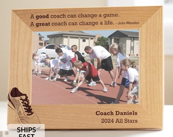 Personalized Track or Cross Country Coach Picture Frame by Lifetime Creations: High School Track Coach, Cross Country Coach Gift SHIPS FAST