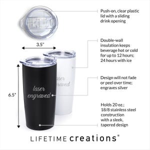 Personalized Hockey Coach Tumbler by Lifetime Creations: Thank You Gift for Hockey Coaches, Hockey Coach Gift Ideas, Coach Appreciation imagem 6
