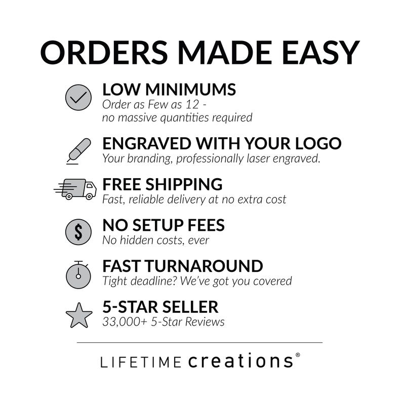 Bulk Custom Journals with Logo by Lifetime Creations: Custom Vegan Leather Notepads, Customized Promotional Notebooks, Employees, Events image 6