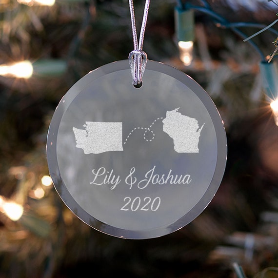 long distance christmas ornament