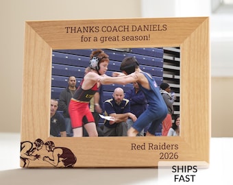 Personalized Wrestling Coach Picture Frame by Lifetime Creations: Wrestling Coach Gift, Wrestling Coaches, Wrestling Coach Gifts from Team