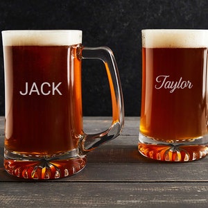 Engraved Personalized Beer Mug by Lifetime Creations