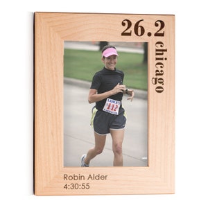 Personalized Marathon Picture Frame by Lifetime Creations: Gift for Runner, Marathoner, Running Gift 26.2 Half Marathon, 10K, 5K, SHIPS FAST Bild 4