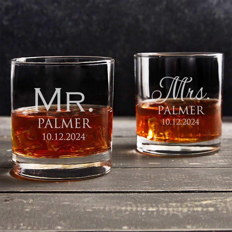 Pour up to 10.5 oz of your favorite whiskey, scotch, or drink of your choice! Each rocks glass has a high-quality laser engraving that will never degrade or fade.