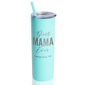 Engraved Personalized Best Mom Ever Tumbler with Lid and Straw by Lifetime Creations: Mother's Day Gift, Insulated Water Tumbler, SHIPS FAST image 5