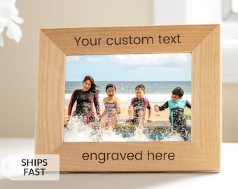 Create Your Own Personalized Picture Frame by Lifetime Creations: 5x7 or 8x10 Engraved Custom Picture Frame, Personalized Frame, SHIPS FAST