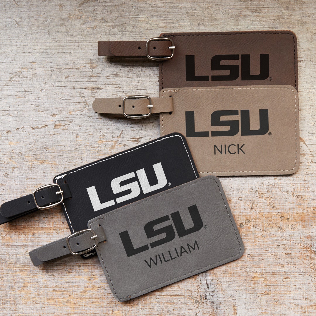 Lsu Address Labels Personalized LSU Tigers Luggage Tag by Lifetime Creations: Officially ...