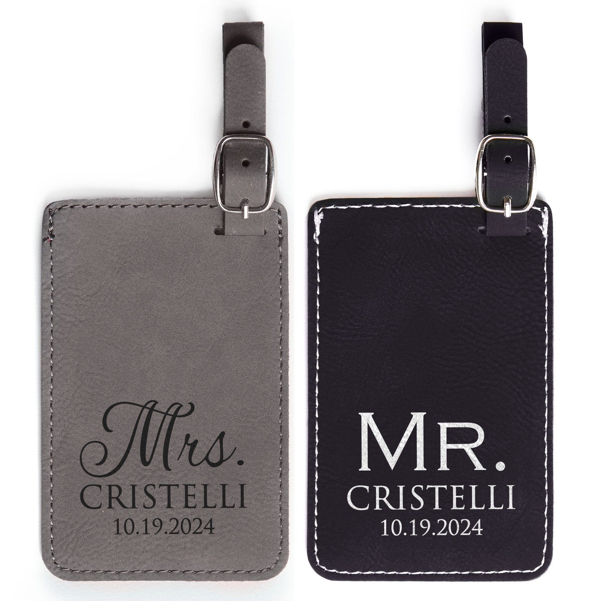 Mr Mrs Tags Honeymoon - Light/Dark Brown - Henry