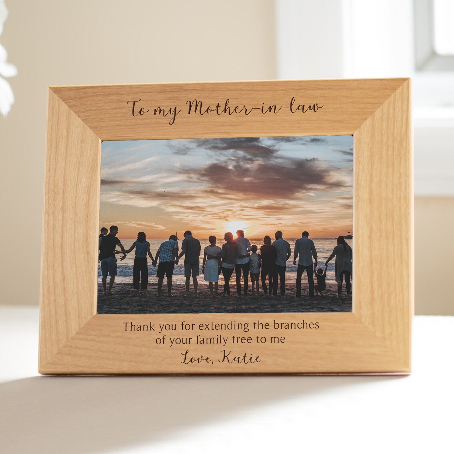 Personalized MotherInLaw Picture Frame by Lifetime Etsy