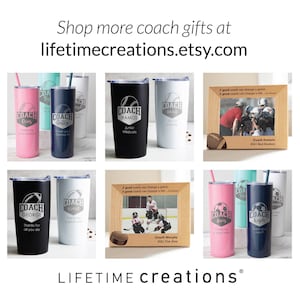 Personalized Lacrosse Coach Picture Frame by Lifetime Creations: Lacrosse Coach Gifts, High School Lacrosse Thank You Gift, ENGRAVED IN USA image 11