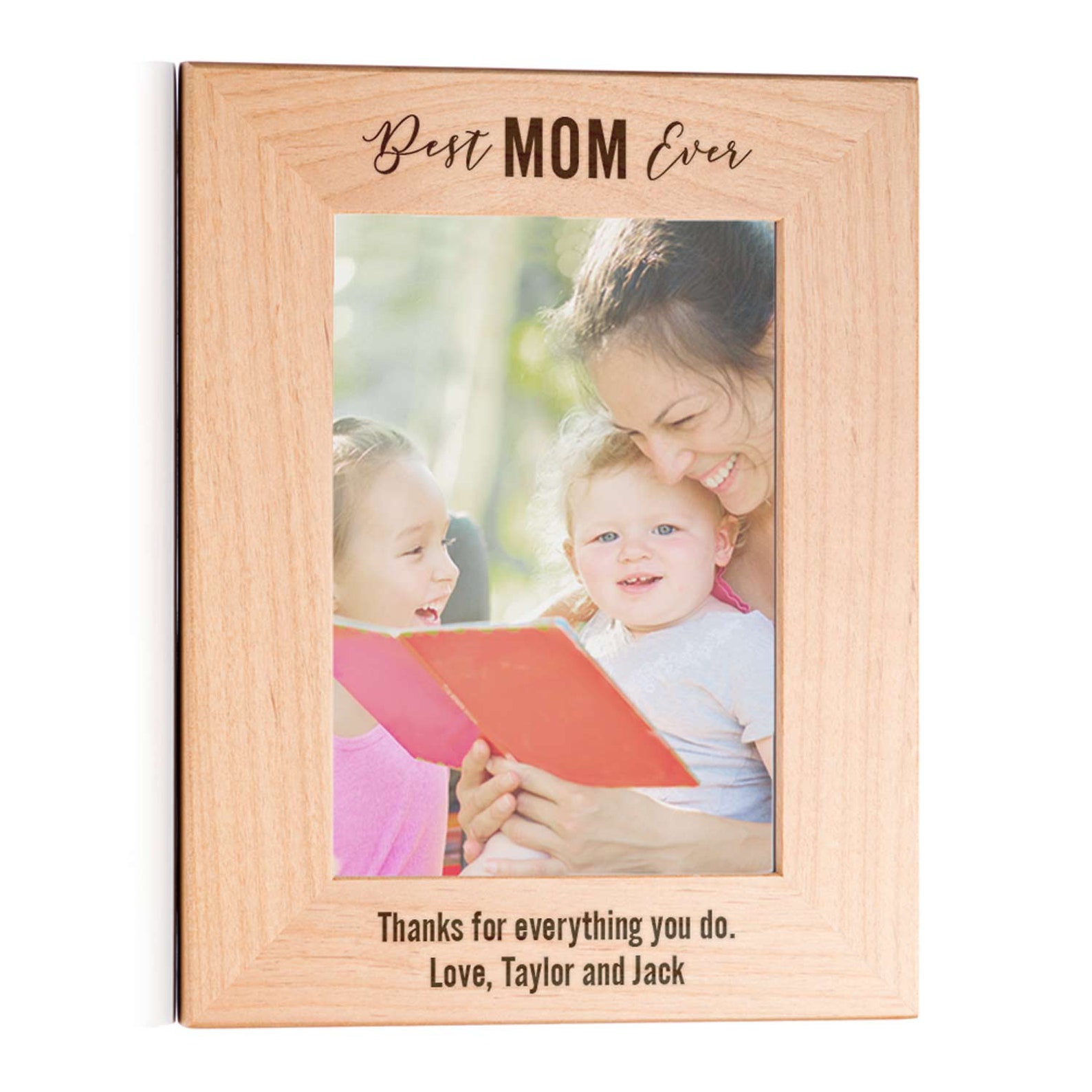 Personalized Mom Picture Frame Engraved Personalized Etsy