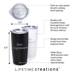 Personalized Nurse Tumbler by Lifetime Creations: Engraved CNA Gift, RN Grad Gift, LPN Gift, Gift for Nurse Appreciation, Nursing Student Bild 6