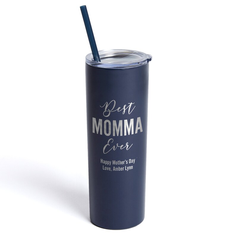 Personalized Best Mom Ever Tumbler with Straw by Lifetime Creations: Mother/'s Day Gifts Momma Mommy Engraved Water Tumbler for Mom