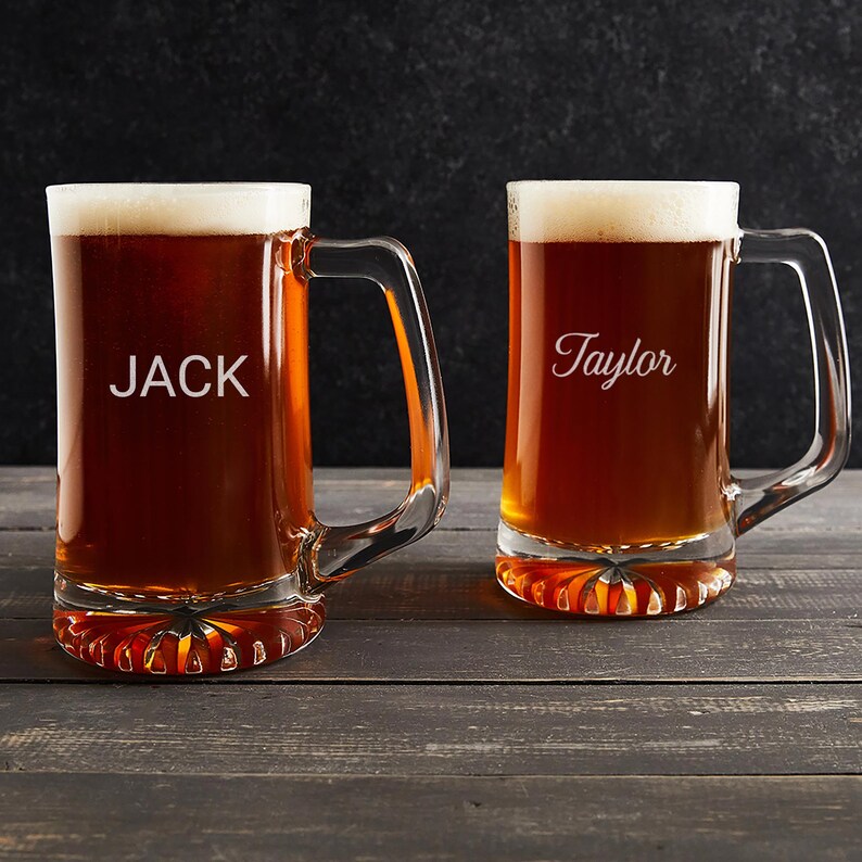 Engraved Personalized Beer Mug by Lifetime Creations