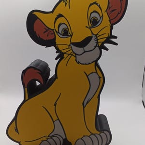 Simba Lampe  mit Led Beleuchtung und Fernbedienung
