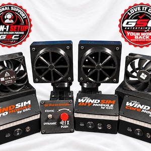 Sim Racing Wind Simulator voor SimHub | Dubbel ventilatorsysteem | Core & Pro