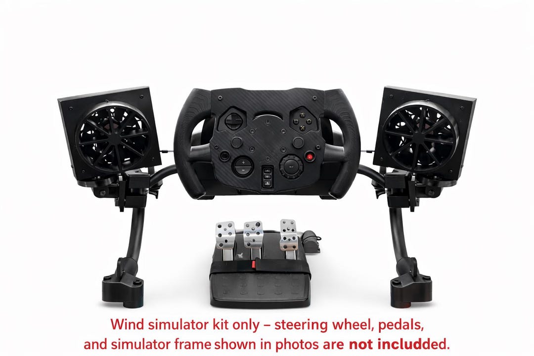 Sim Racing Wind Simulator for Simhub | Dual Fan Airflow Immersion ...