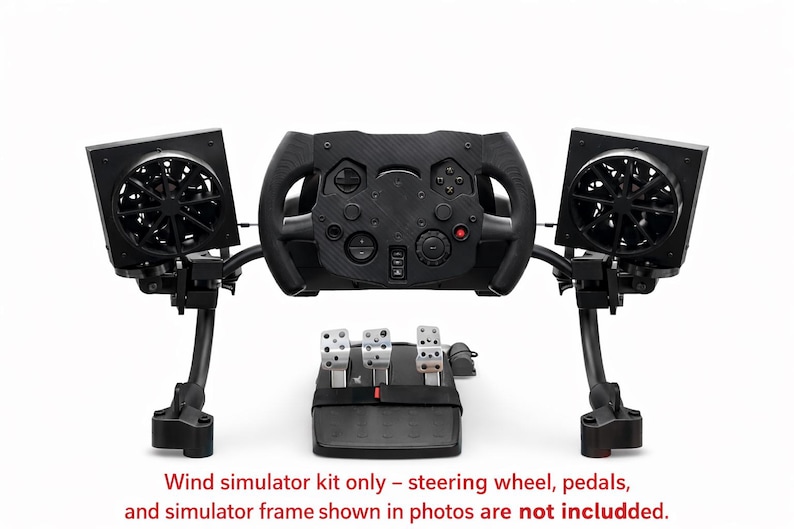 Sim Racing Wind Kit Oc Racing Sim Racing Wind Simulator for Simhub | Dual Fan Airflow Immersion ...