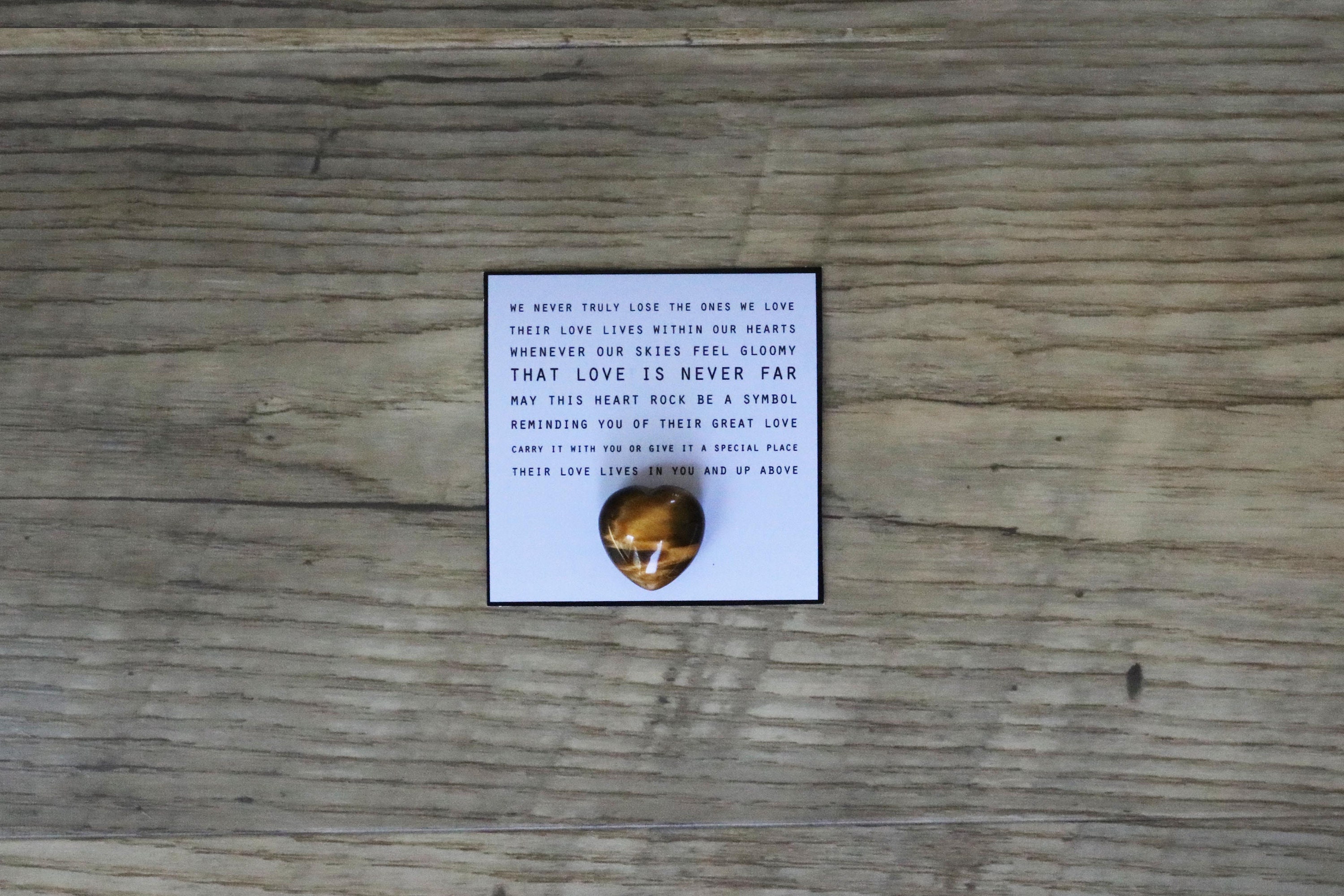 Memorial Gift Memory Stone Grief Loss Worry Stone Pocket Etsy